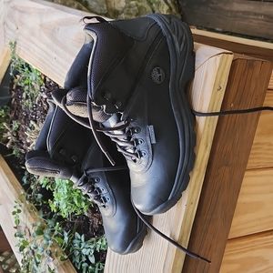 Timberland white ledge boots